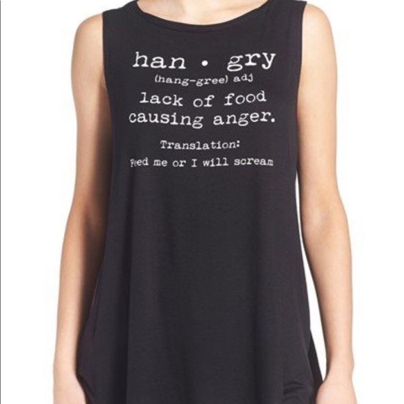 HANGRY MUSCLE TEE - Picture 1 of 5